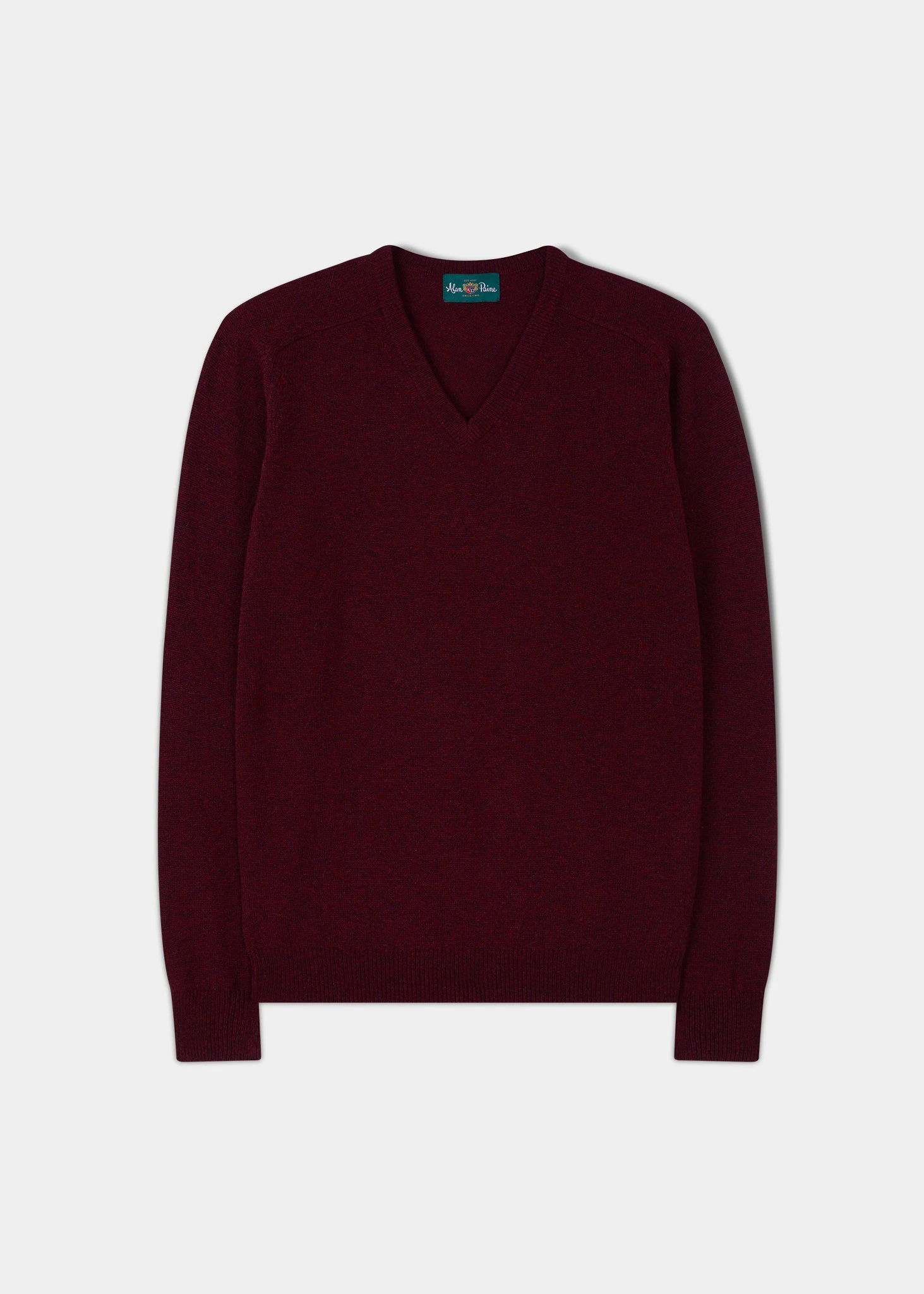 Kilsyth Men's Lambswool Jumper In Red Velvet - Regular Fit 3 Kilsyth Men's Lambswool Jumper In Red Velvet - Regular Fit