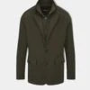 Southmaw Men's Cotton Jacket In Olive -AlanPaine Shop LA2561 SOUTHMAW JACKET OLIVE