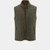 Richmond Men's Quilted Waistcoat In Olive -AlanPaine Shop LA2562 Richmond Mens Quilted Waistcoat in Olive