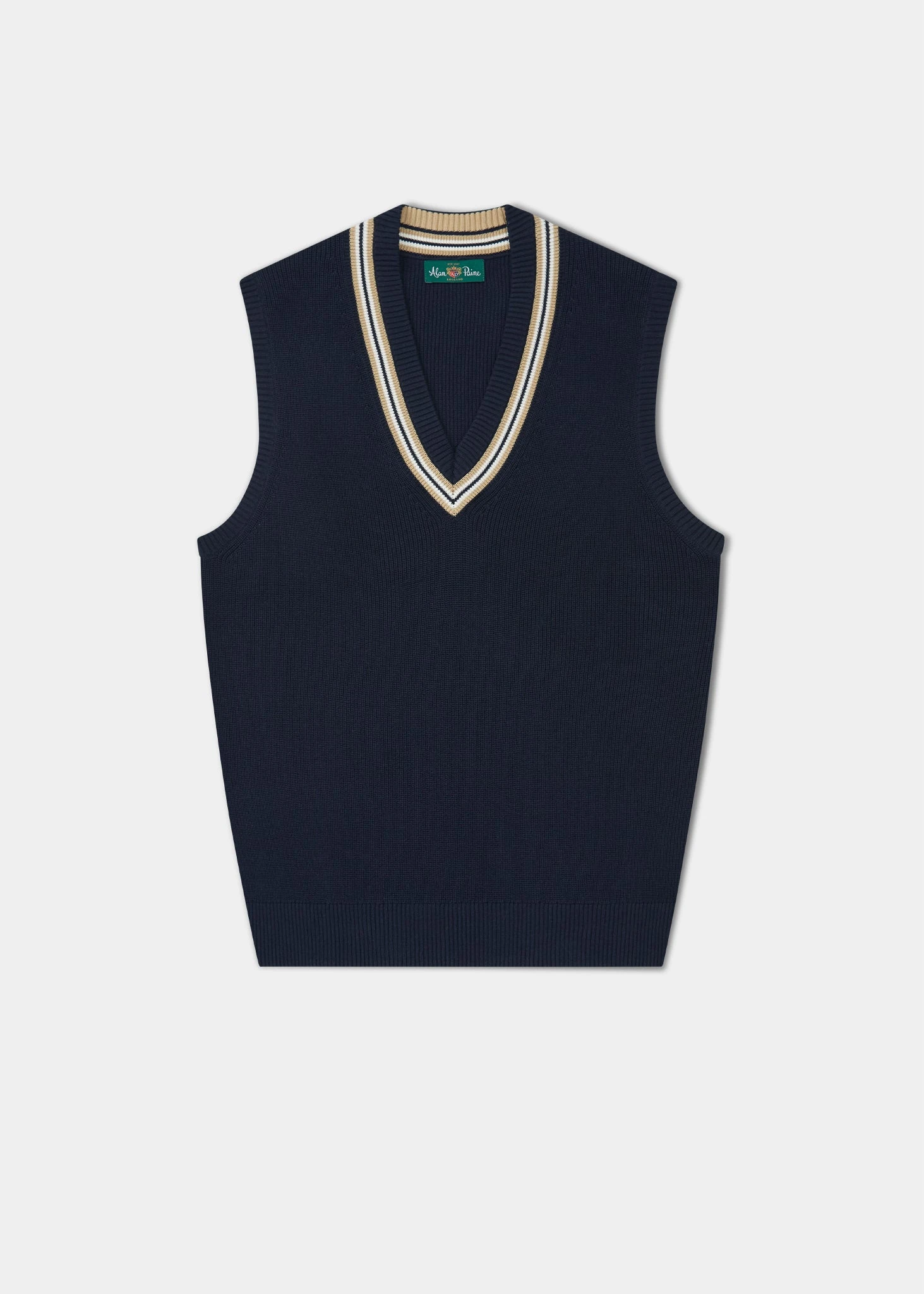 Ladies Cotton Cricket Slipover In Dark Navy 3 Ladies Cotton Cricket Slipover In Dark Navy