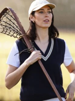 Ladies Cotton Cricket Slipover In Dark Navy 10 Ladies Cotton Cricket Slipover In Dark Navy -AlanPaine Shop Ladies Cricket Slipover Dark Navy 2