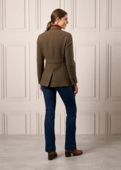 Surrey Ladies Tweed Blazer In Hemlock - Regular Fit -AlanPaine Shop Ladies Tweed Blazer Surrey Hemlock 3