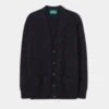Cornwall Lambswool Cardigan In Navy - Classic Fit