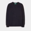 Kilsyth Men's Lambswool Jumper In Navy - Regular Fit -AlanPaine Shop Lambswool Jumper Navy