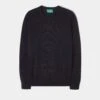 Lenzie Men's Lambswool Jumper In Navy Jumper - Regular Fit