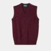 Norfolk Men's Lambswool Slipover In Bordeaux - Classic Fit 1 Norfolk Men's Lambswool Slipover In Bordeaux - Classic Fit -AlanPaine Shop Lambswool Slipover Sweater Bordeaux