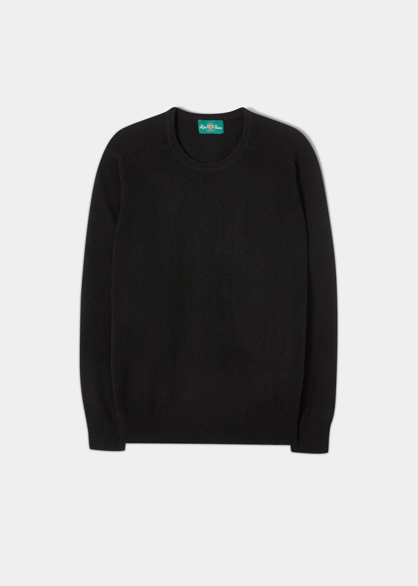 Dorset Men's Lambswool Jumper In Black - Classic Fit 3 Dorset Men's Lambswool Jumper In Black - Classic Fit