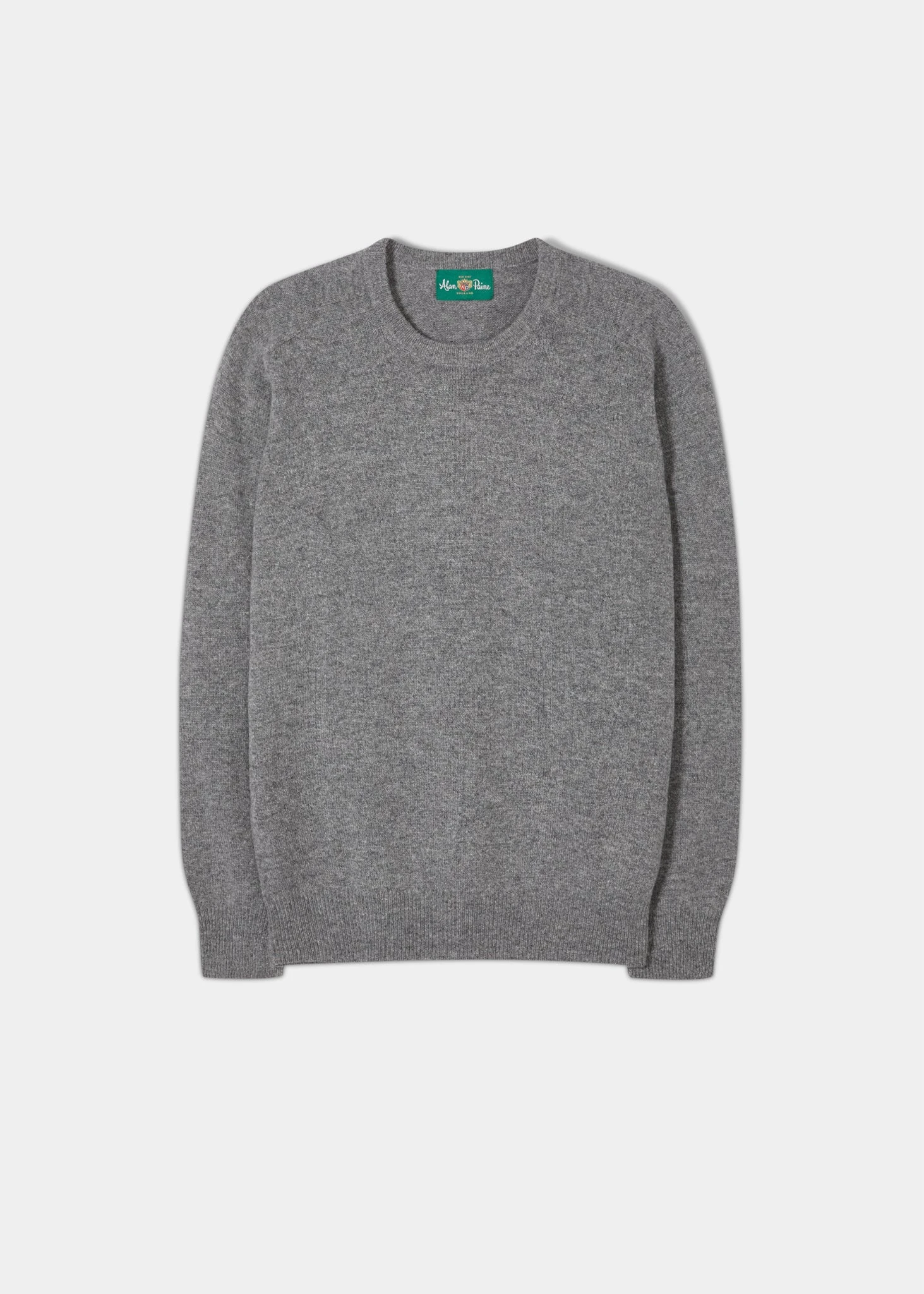 Dorset Men's Lambswool Jumper In Grey Mix - Classic Fit 3 Dorset Men's Lambswool Jumper In Grey Mix - Classic Fit