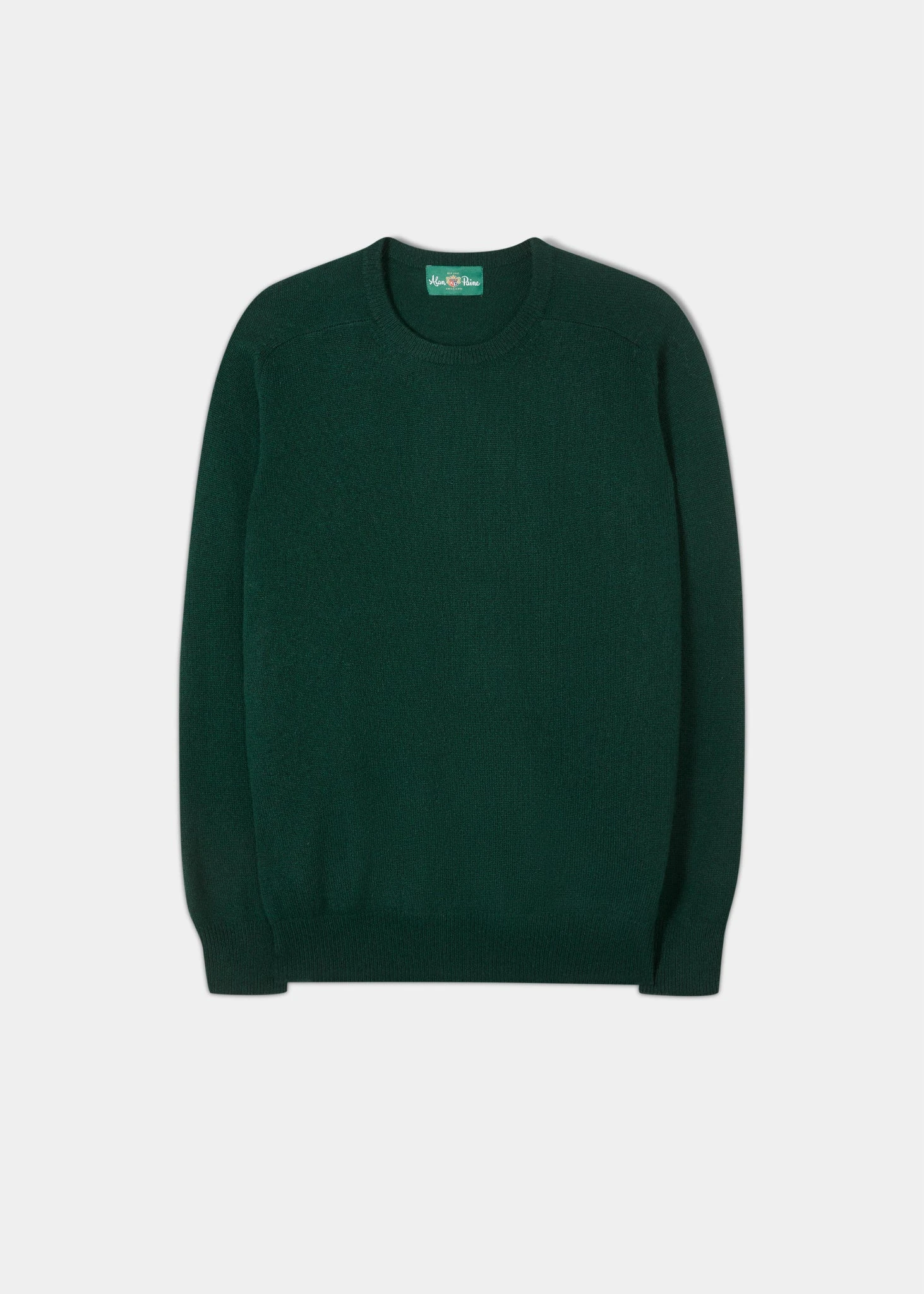Dorset Men's Lambswool Jumper In Tartan Green - Classic Fit 3 Dorset Men's Lambswool Jumper In Tartan Green - Classic Fit