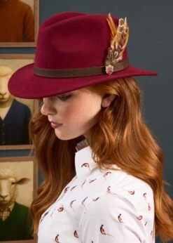 Lawen Ladies Printed Cotton Shirt - Pheasant Design -AlanPaine Shop Lawen Ladies Pheasant Design Shirt 6