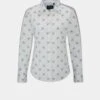 Lawen Ladies Printed Cotton Shirt - Floral Print -AlanPaine Shop Lawen Ladies Shirt PR019 Floral Print