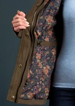 Lockwood Ladies Jacket In Olive -AlanPaine Shop Lockwood Ladies Jacket Olive 5