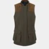 Lockwood Ladies Shooting Waistcoat In Olive -AlanPaine Shop Lockwood Ladies Waistcoat Olive