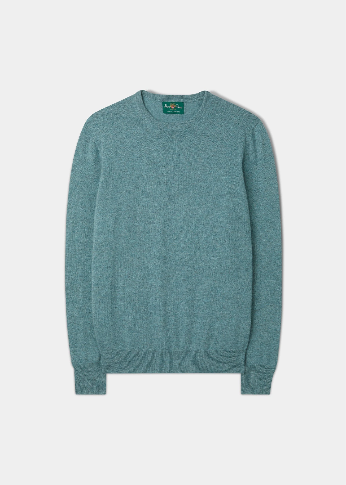 Melfort Cashmere Jumper In Caspian - Regular Fit 3 Melfort Cashmere Jumper In Caspian - Regular Fit