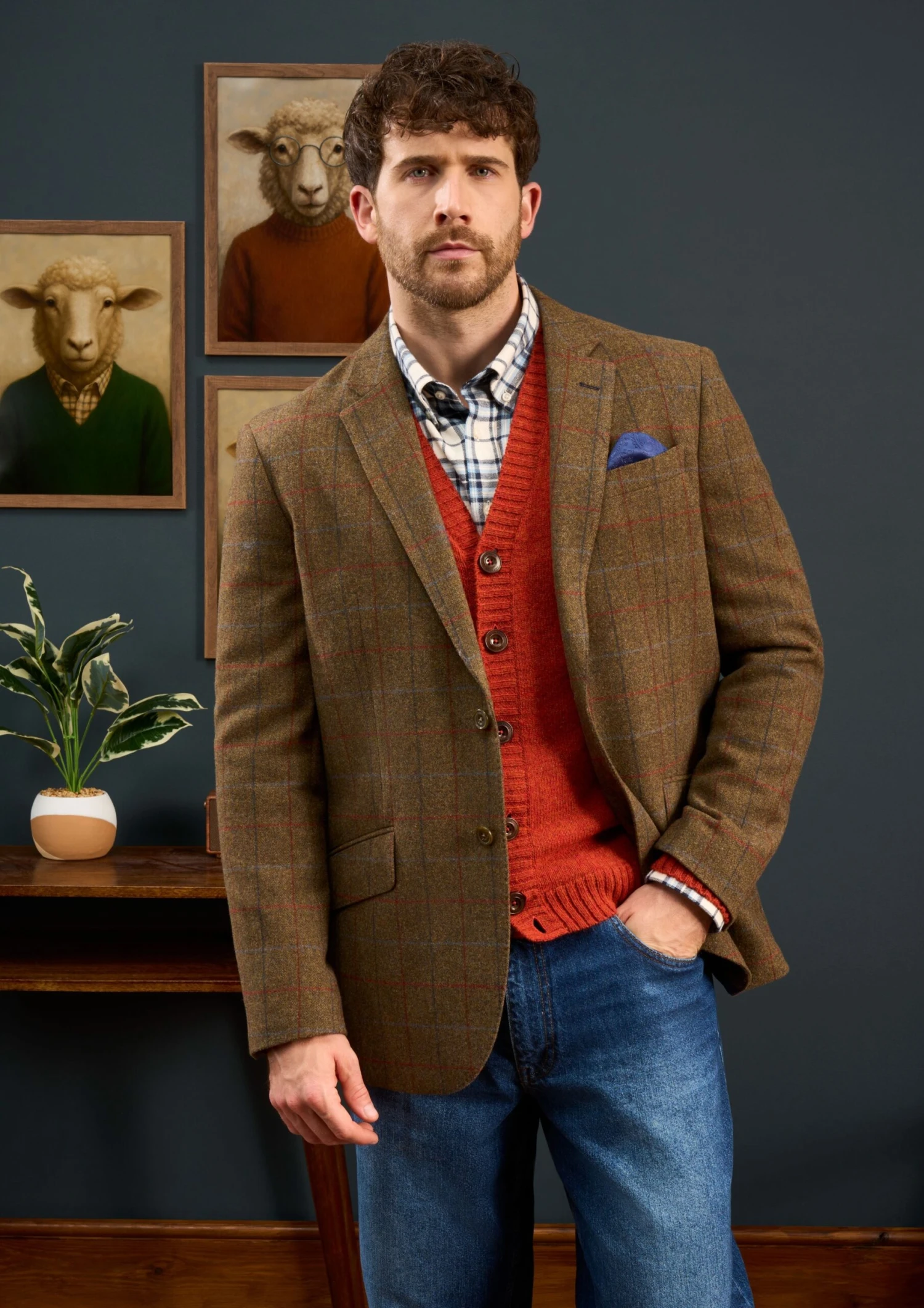 Surrey Tweed Lined Blazer In Hawkswood - Regular Fit 4 Surrey Tweed Lined Blazer In Hawkswood - Regular Fit - Image 2