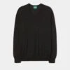 Millbreck Men's Merino Wool Jumper In Black - Regular Fit -AlanPaine Shop Merino Wool Jumper Black 93a7ee00 023e 4d8f 96a7 6921b34d4471