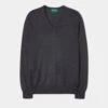 Millbreck Men's Merino Wool Jumper In Charcoal - Regular Fit -AlanPaine Shop Merino Wool Jumper Charcoal 49e6b7cd 71f3 4802 a572 f2700b724714
