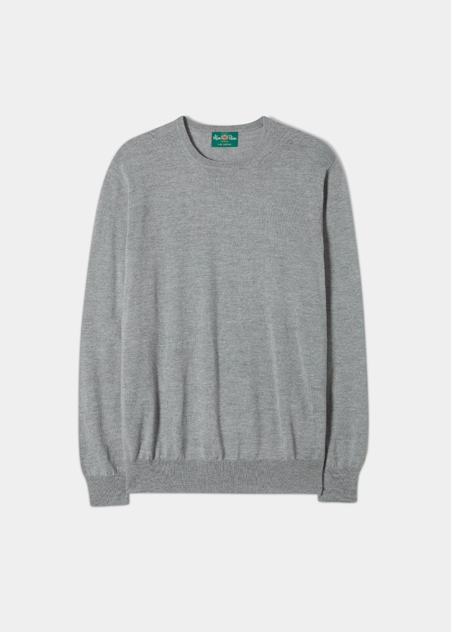 Radstone Men's Merino Wool Jumper In Grey Mix - Regular Fit 3 Radstone Men's Merino Wool Jumper In Grey Mix - Regular Fit