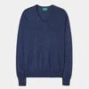 Millbreck Men's Merino Wool Jumper In Indigo - Regular Fit 1 Millbreck Men's Merino Wool Jumper In Indigo - Regular Fit -AlanPaine Shop Merino Wool Jumper Indigo a9163056 3b33 4b9a b57f 20eef4f26a61