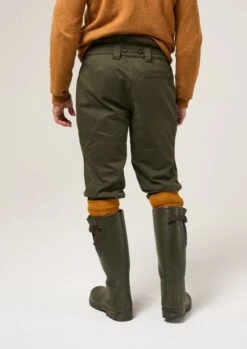 Milwood Men's Waterproof Shooting Breeks In Olive -AlanPaine Shop Millwood Waterproof Shooting Breeks Olive 3
