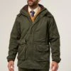 Milwood Men's Waterproof Shooting Coat In Olive - Shooting Fit -AlanPaine Shop Milwood Mens Waterproof Shooting Coat Olive