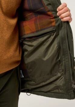 Milwood Men's Waterproof Shooting Coat In Olive - Shooting Fit -AlanPaine Shop Milwood Mens Waterproof Shooting Coat Olive 4