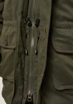 Milwood Men's Waterproof Shooting Coat In Olive - Shooting Fit -AlanPaine Shop Milwood Mens Waterproof Shooting Coat Olive 6