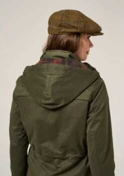 Milwood Women's Olive Jacket - Regular Fit -AlanPaine Shop Milwood Womens Waterproof Coat Olive 6