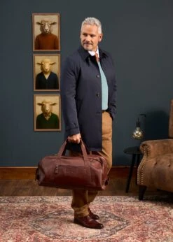 Mistfield Navy Raincoat -AlanPaine Shop Mistfield Navy Raincoat 2