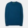 Radstone Men's Merino Wool Jumper In Bottle Blue - Regular Fit -AlanPaine Shop RADSTONE CREW NECK BOTTLE BLUE 01