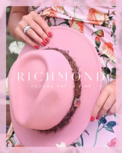 Richmond Ladies Fedora In Pink -AlanPaine Shop Richmond Fedora Hats Now Back In Stock