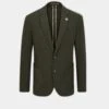 Richmond Men's Knitted Blazer In Olive