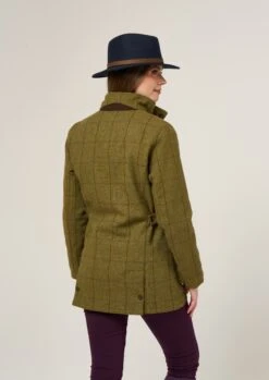 Rutland Ladies Tweed Waterproof Shooting Coat In Lichen 15 Rutland Ladies Tweed Waterproof Shooting Coat In Lichen -AlanPaine Shop Rutland Ladies Tweed Shooting Coat Lichen 4