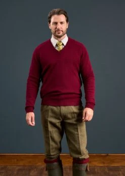 Rutland Men's Tweed Shooting Breeks In Oakley -AlanPaine Shop Rutland Mens Tweed Shooting Breeks Oakley 3