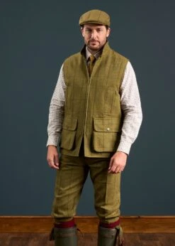 Rutland Men's Tweed Waistcoat In Lichen - Shooting Fit -AlanPaine Shop Rutland Mens Tweed Waistcoat Lichen 2 a5c73bb0 b918 4e39 bf91 04fdfb0cd017