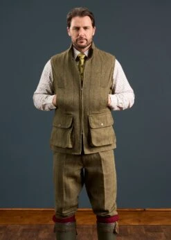 AlanPaine Shop 5 AlanPaine Shop -AlanPaine Shop Rutland Mens Tweed Waistcoat Oakley 1