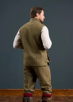 Rutland Men's Tweed Waistcoat In Oakley - Shooting Fit 10 Rutland Men's Tweed Waistcoat In Oakley - Shooting Fit -AlanPaine Shop Rutland Mens Tweed Waistcoat Oakley 3