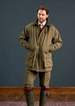 Rutland Men's Tweed Waterproof Shooting Coat In Oakley 9 Rutland Men's Tweed Waterproof Shooting Coat In Oakley -AlanPaine Shop Rutland Mens Tweed Waterproof Shooting Coat Oakley 2