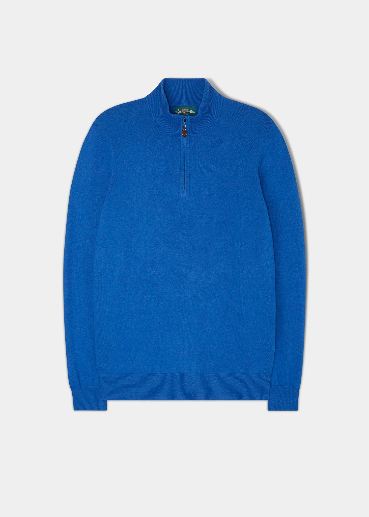 Selhurst Cotton Cashmere 1/4 Zip Jumper In Regatta 3 Selhurst Cotton Cashmere 1/4 Zip Jumper In Regatta