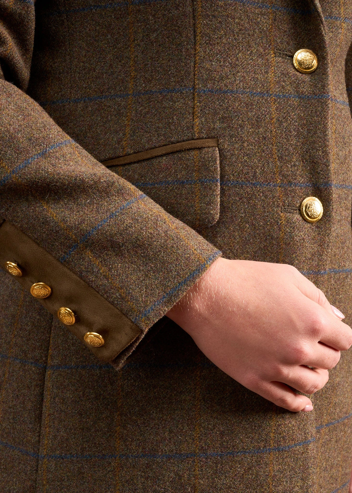 Surrey Ladies Mid-Thigh Tweed Coat In Seabrook - Regular Fit 6 Surrey Ladies Mid-Thigh Tweed Coat In Seabrook - Regular Fit - Image 4