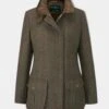 Surrey Ladies Tweed Coat In Hemlock - Regular Fit 2 Surrey Ladies Tweed Coat In Hemlock - Regular Fit -AlanPaine Shop Surrey Ladies Tweed Coat Hemlock