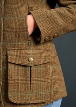 Surrey Ladies Tweed Coat In Marsh - Regular Fit 11 Surrey Ladies Tweed Coat In Marsh - Regular Fit -AlanPaine Shop Surrey Ladies Tweed Coat Marsh 2
