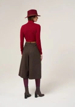 Surrey Ladies Tweed Culottes In Bramble -AlanPaine Shop Surrey Ladies Tweed Culottes Bramble 2