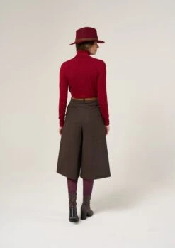 Surrey Ladies Tweed Culottes In Bramble -AlanPaine Shop Surrey Ladies Tweed Culottes Bramble 5
