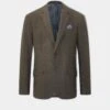 Surrey Tweed Lined Blazer In Hemlock - Regular Fit 1 Surrey Tweed Lined Blazer In Hemlock - Regular Fit -AlanPaine Shop Surrey Mens Tweed Lined Blazer Hemlock