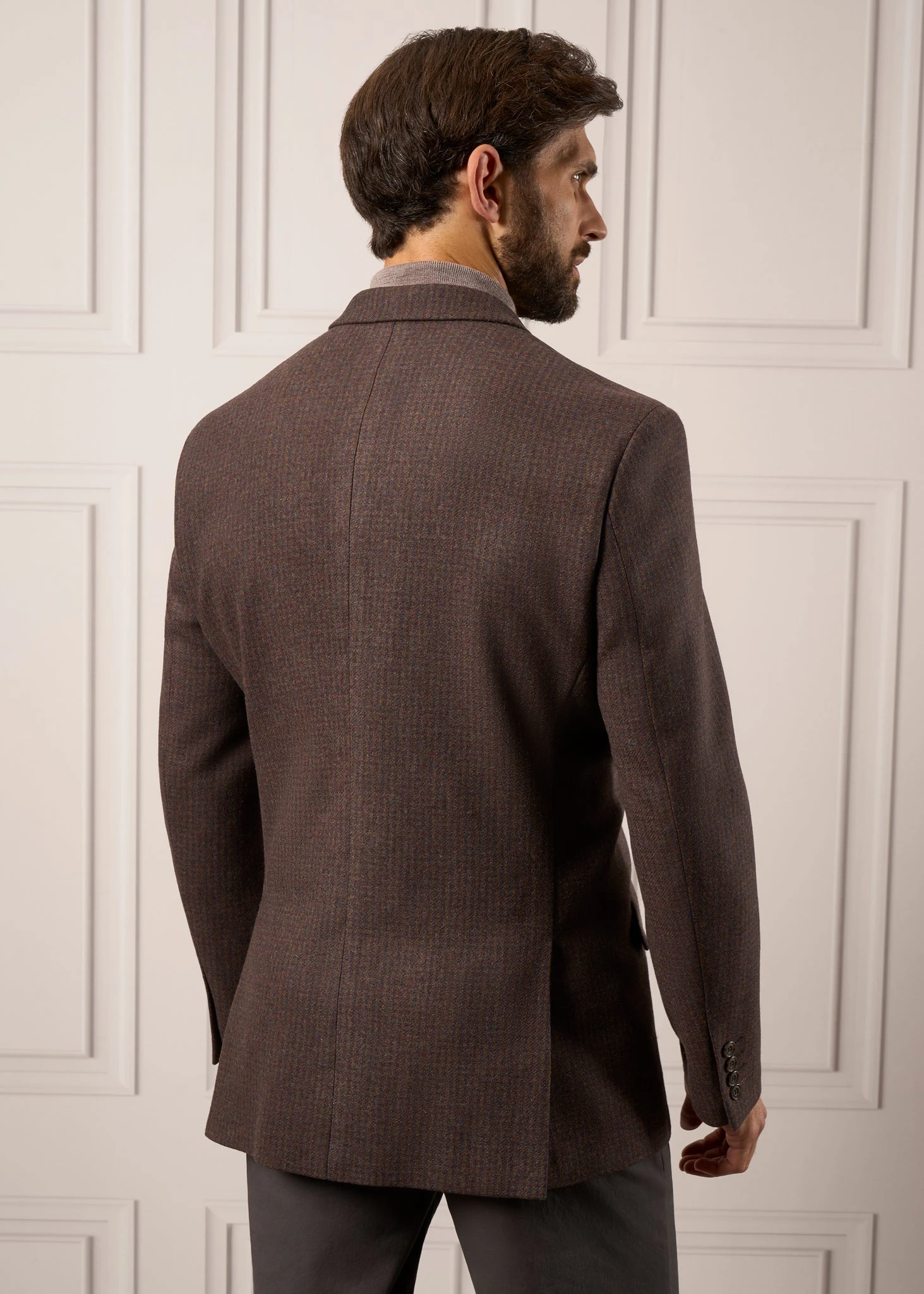 Surrey Tweed Lined Blazer In Bramble - Regular Fit 8 Surrey Tweed Lined Blazer In Bramble - Regular Fit - Image 6