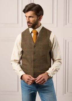 Ilkley Men's Blue And Gold Country Check Shirt - Shooting Fit 7 Ilkley Men's Blue And Gold Country Check Shirt - Shooting Fit -AlanPaine Shop Tweed Waistcoat Mens Combrook Teak 2 0bd3aead dfc6 48b8 b92a f96c5ae10272