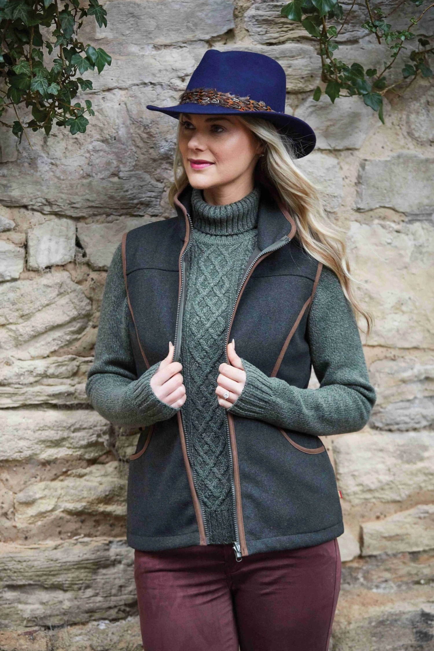 Richmond Ladies Fedora In Blue 5 Richmond Ladies Fedora In Blue - Image 3