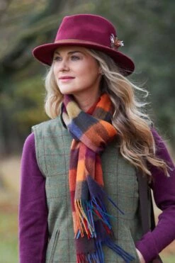 AlanPaine Shop 9 AlanPaine Shop -AlanPaine Shop Womens Fedora Hat Wine