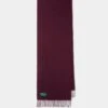 Risbury Men's Cashmere Plain Scarf In Claret